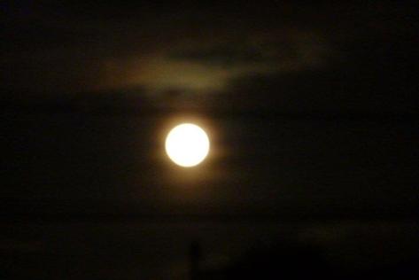 Super Moon - March 19 2011 Moments later the cloud